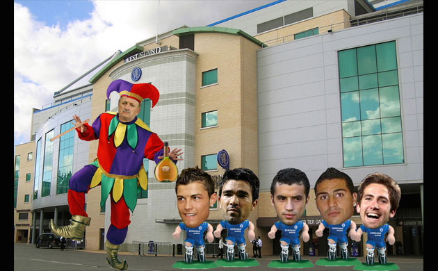 Big Phil Scolari at Stamford Bridge