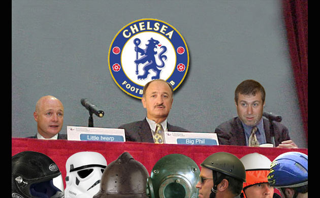 Big Phil Scolari at Stamford Bridge