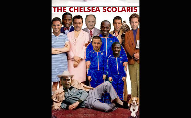 Big Phil Scolari at Stamford Bridge