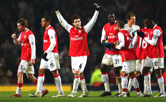 Arsenal celebrate