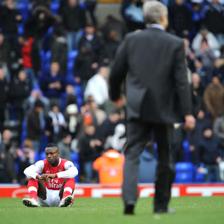 William Gallas sulks