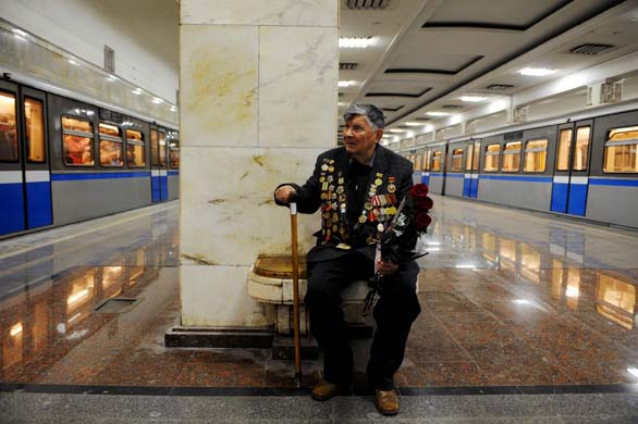 Victory day parade in Moscow