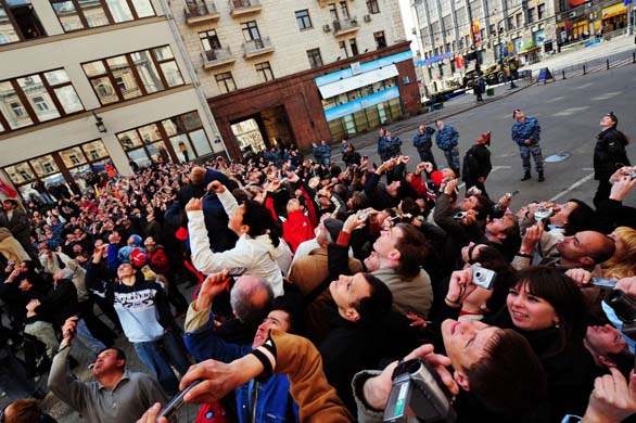 Victory day parade in Moscow
