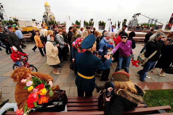 Victory day parade in Moscow