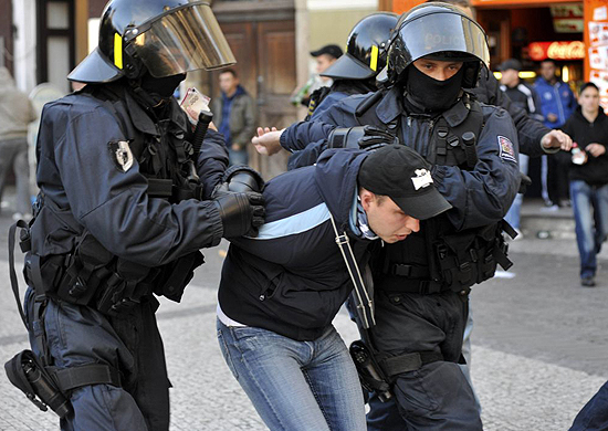 Police in Prague
