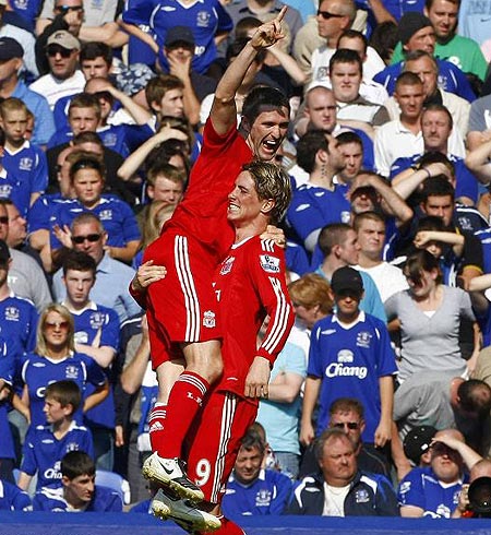 Robbie Keane and Fernando Torres