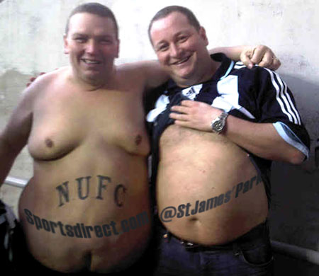 Newcastle's stadium rebranding