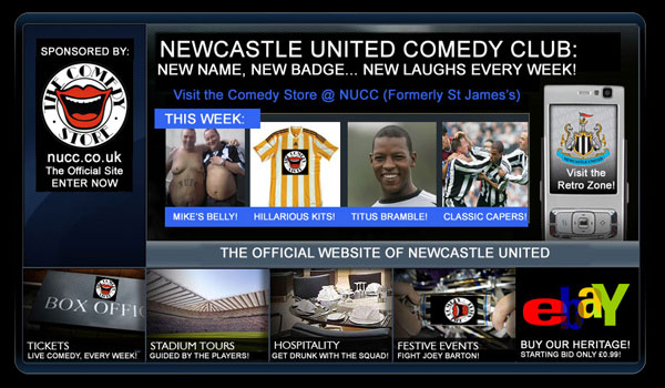 Newcastle's stadium rebranding