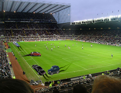 Newcastle's stadium rebranding