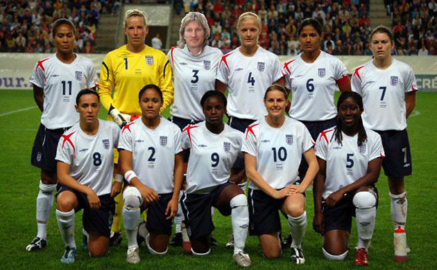 England's women's football team gallery