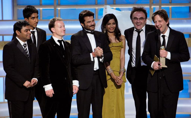 The cast of Slumdog Millionaire