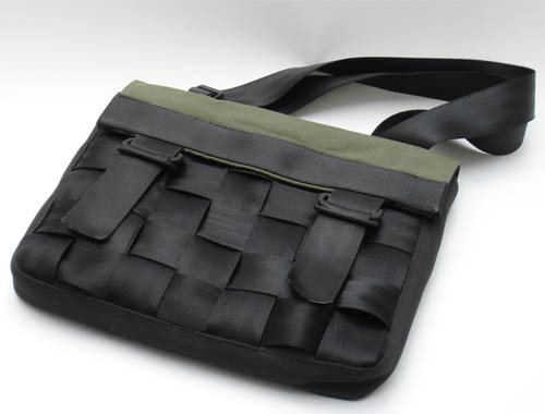 Recycled laptop bag