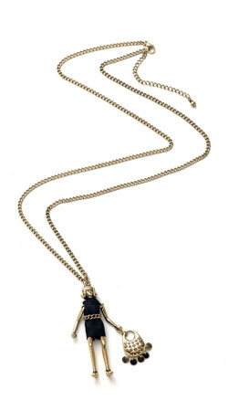 Black and gold necklaces