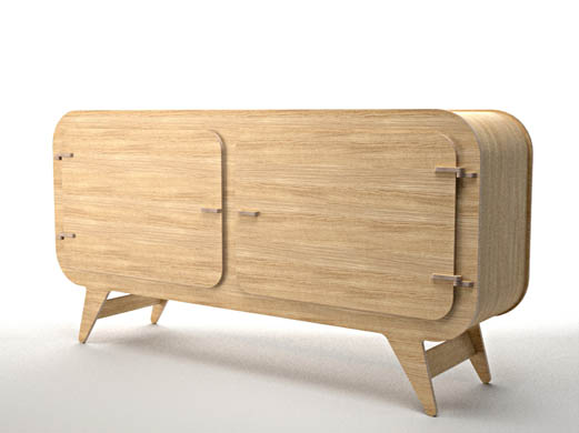 Unto This Last Sideboard Ply Feet, £330 