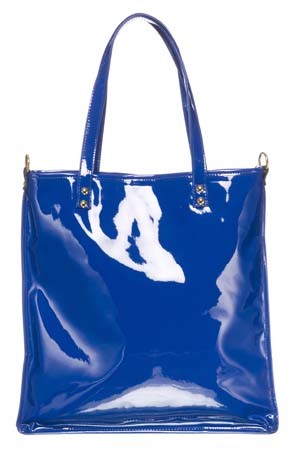 Blue tote bag