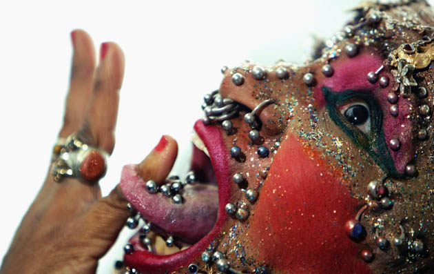 worlds most pierced woman worlds most pierced woman