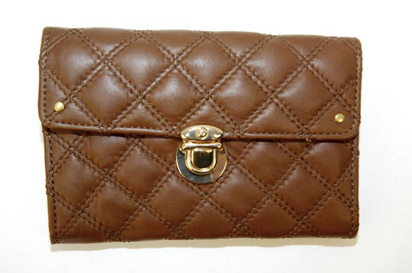 Leather clutch