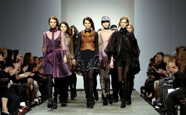 Bora Aksu at London fashion week