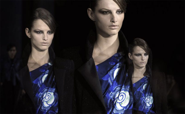 Armani at Milan fashion week