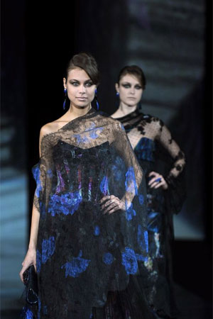 Armani at Milan fashion week