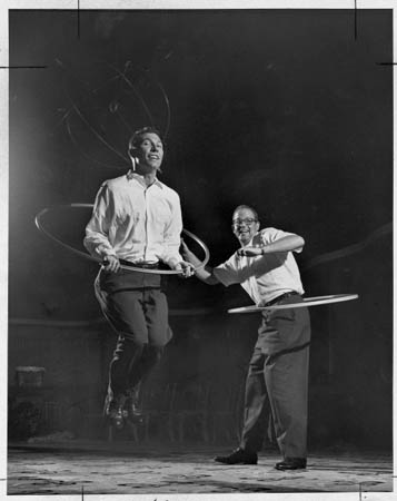 Wham-O Inc. co-founders Arthur Melin and Richard Knerr