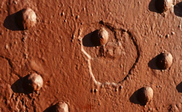 Close up of the famous wrought-iron Blackpool Tower