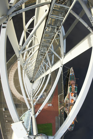 Looking down from the Glasgow Tower