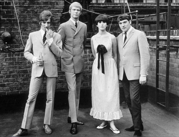 1964 Rod Stewart and Long John Baldry with Julie Driscoll and Brian Auger 