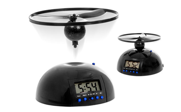 Flying alarm clock