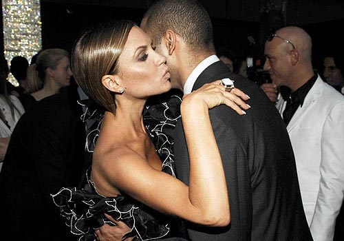 Victoria Beckham and Tony Parker