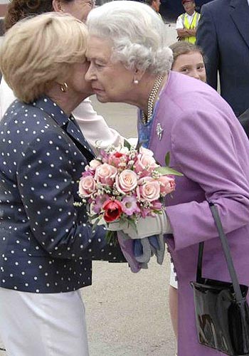 Sarah Farish and the Queen