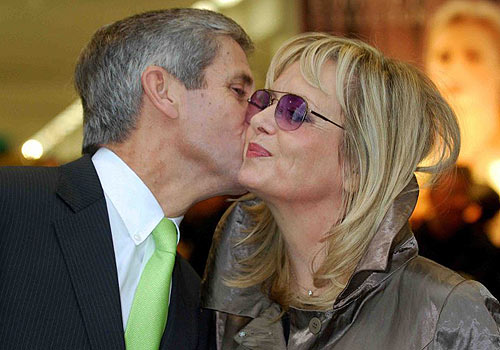 Stuart Rose and Twiggy