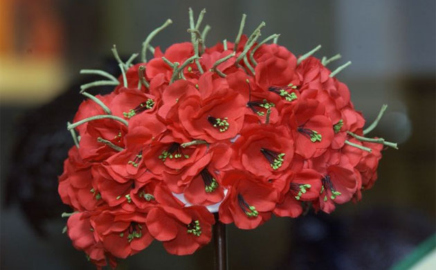 One of the Queen's hats by Simone Mirman