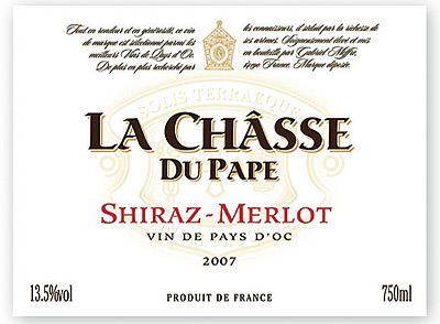 La Châsse du Pape Shiraz Merlot