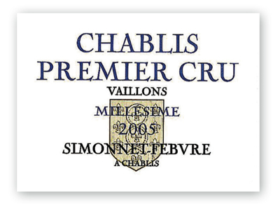 Simonnet-Febvre Chablis