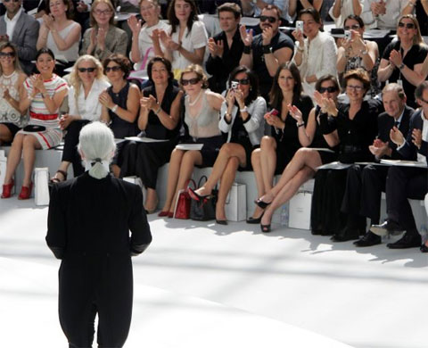 Haute couture shows in Paris