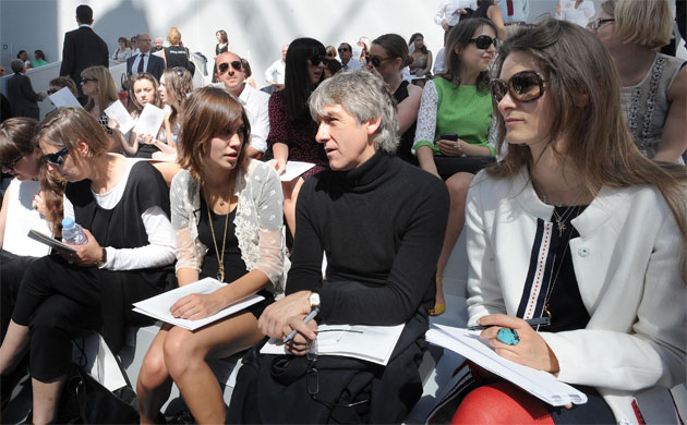 Larry Elliot at the haute couture shows