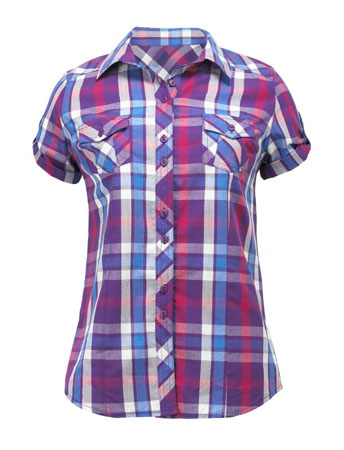 Checked cotton shirt
