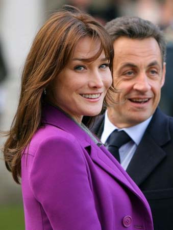 Carla Bruni and Nicolas Sarkozy