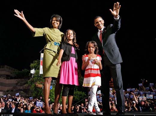Obama family 2008