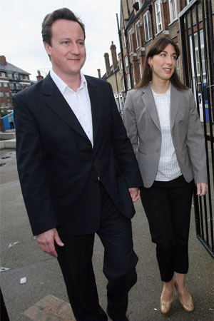 David and Samantha Cameron