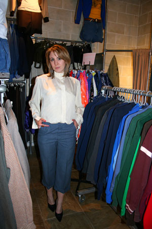 Charity shopping chic