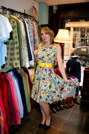 Charity shopping chic