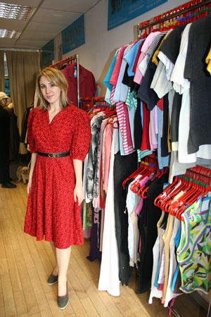 Charity shopping chic