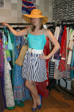 Charity shopping chic