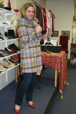 Charity shopping chic