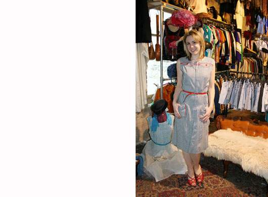 Charity shopping chic