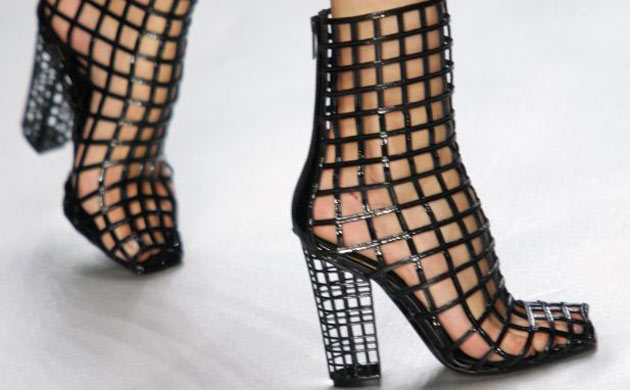 Boots at the Yves Saint Laurent show