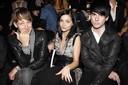 Front row at Paris fashion week