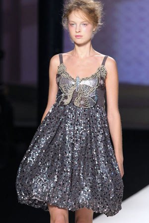 Model at the Kenzo show